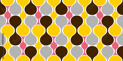 Retro background. Seamless pattern. Vector. レトロパターン