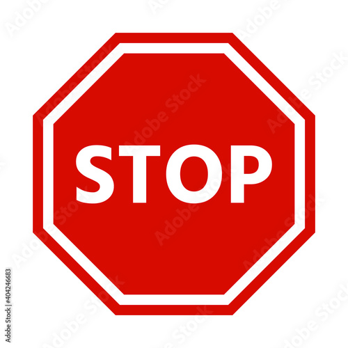 Free Download Stop sign.Prohibited signs to be placed inside buildings, shops, road or areas where peace and privacy are required. Vector illustration - GFXLoad