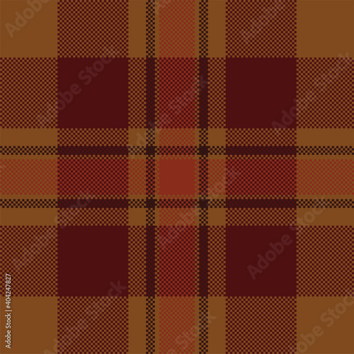 Pixel background vector design. Modern seamless pattern plaid. Square texture fabric. Tartan scottish textile. Beauty color madras ornament.