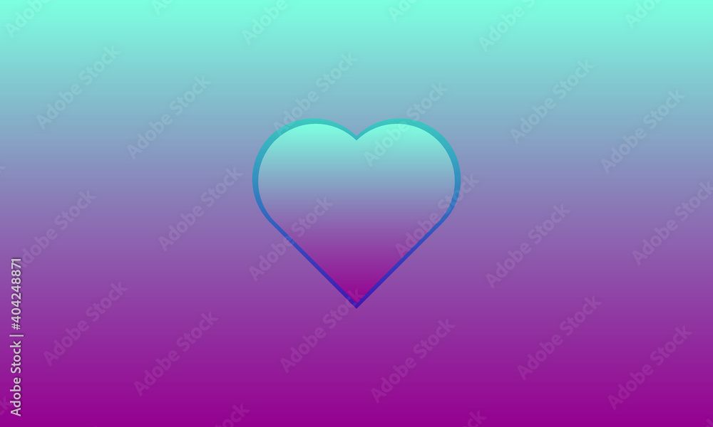 heart graphic, abstract gradation on a violet and watermelon red background with copy space. card. Poster. elements design for presentation background. valentine's day heart graphic, abstract gradation on a violet and watermelon red background with copy space. card. Poster. elements design for presentation background. valentine's day