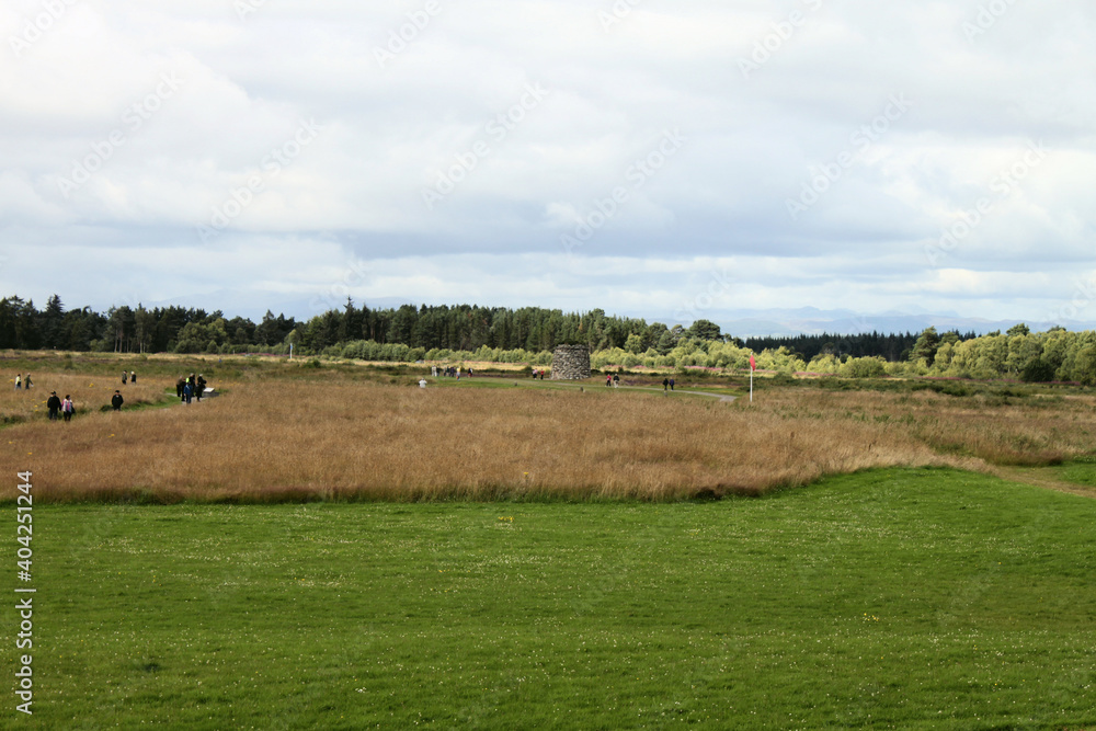 A view of the Battlefield at Culloden in Scotland