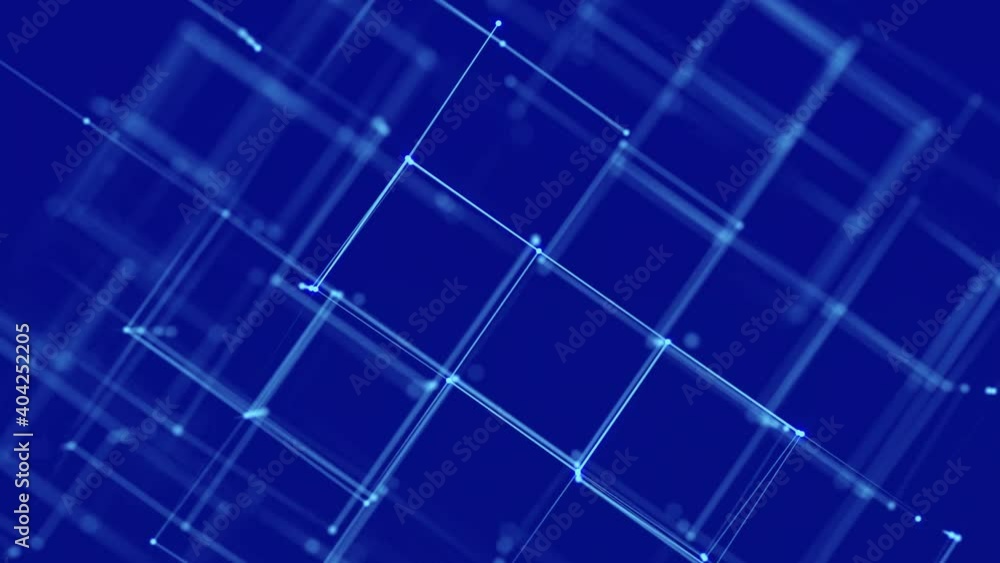 Abstract digital connection moving dots and lines. Technology background. Network connection structure. Plexus effect. 3d Seamless loop. 4K Abstract digital connection moving dots and lines. Technology background. Network connection structure. Plexus effect. 3d Seamless loop. 4K