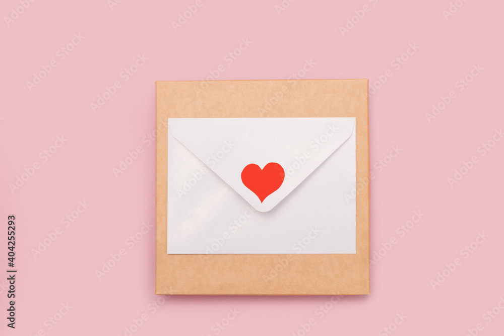 closed gift box isolated on pink background closed gift box isolated on pink background