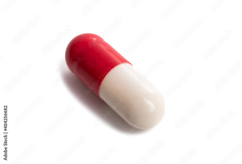 medical capsule isolated medical capsule isolated