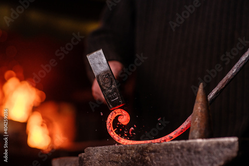 Leinwand Poster Blacksmithing