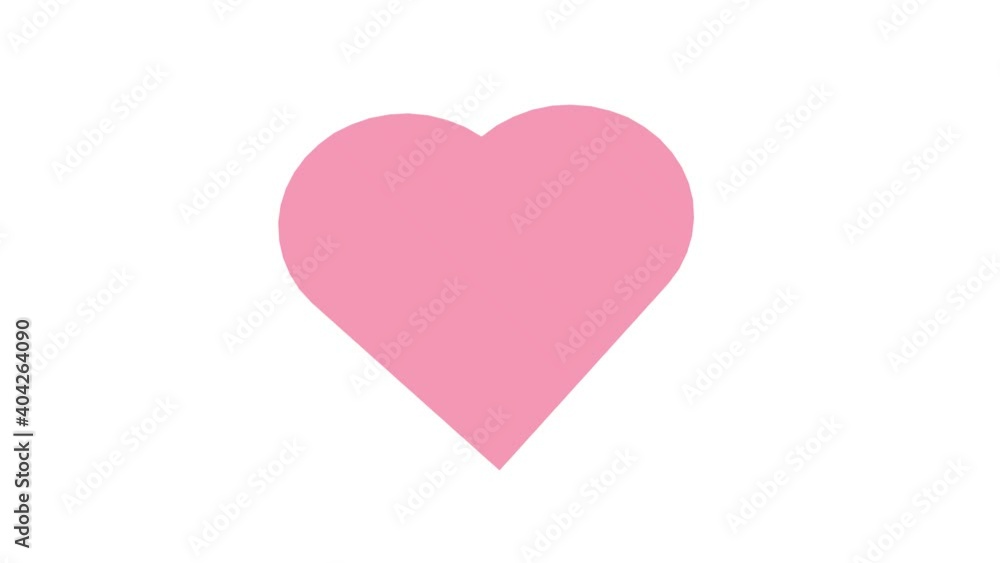 pink heart isolated on white pink heart isolated on white