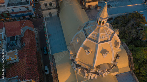 Cúpula de la Iglesia de San Pedro Claver en Cartagena de Indias, Colombia