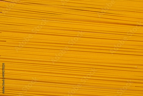 Macro of Raw Spaghetti Noodles