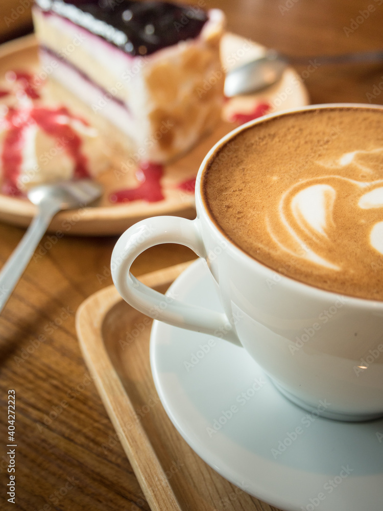 Coffee and cake.