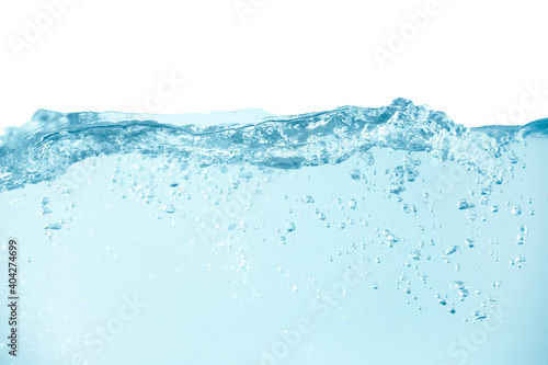 Splash of pure water on white background, closeup