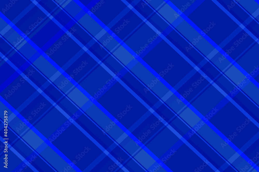 Blue Plaid Digital Paper