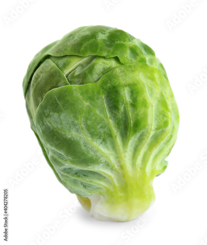 Fresh tasty Brussels sprout isolated on white