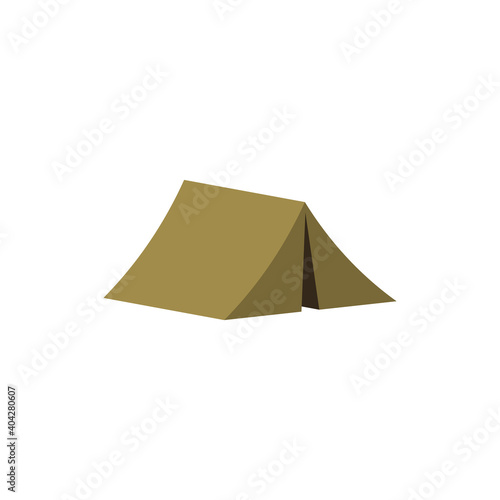 Tent icon isolated on white background. Vector.