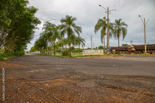 highway in the city of cassilandia photo