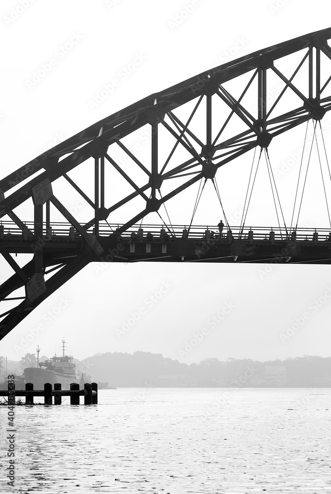 Fototapeta premium city harbour bridge