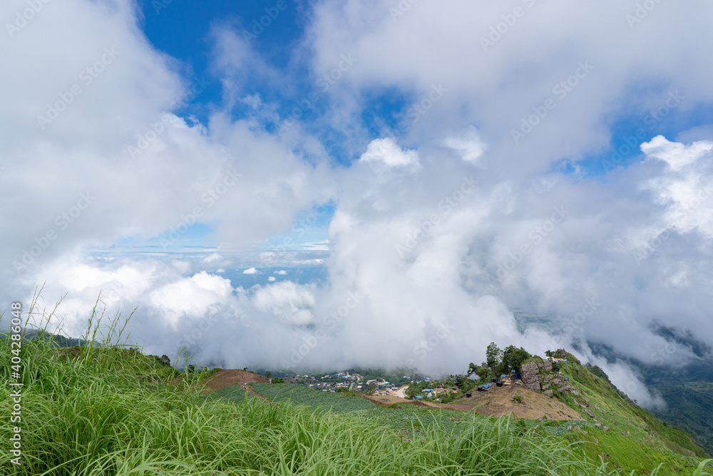 Fototapeta premium Thailand Nice landscapes with hight mountains at Khao Kho District