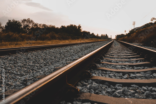 railway in the countryside