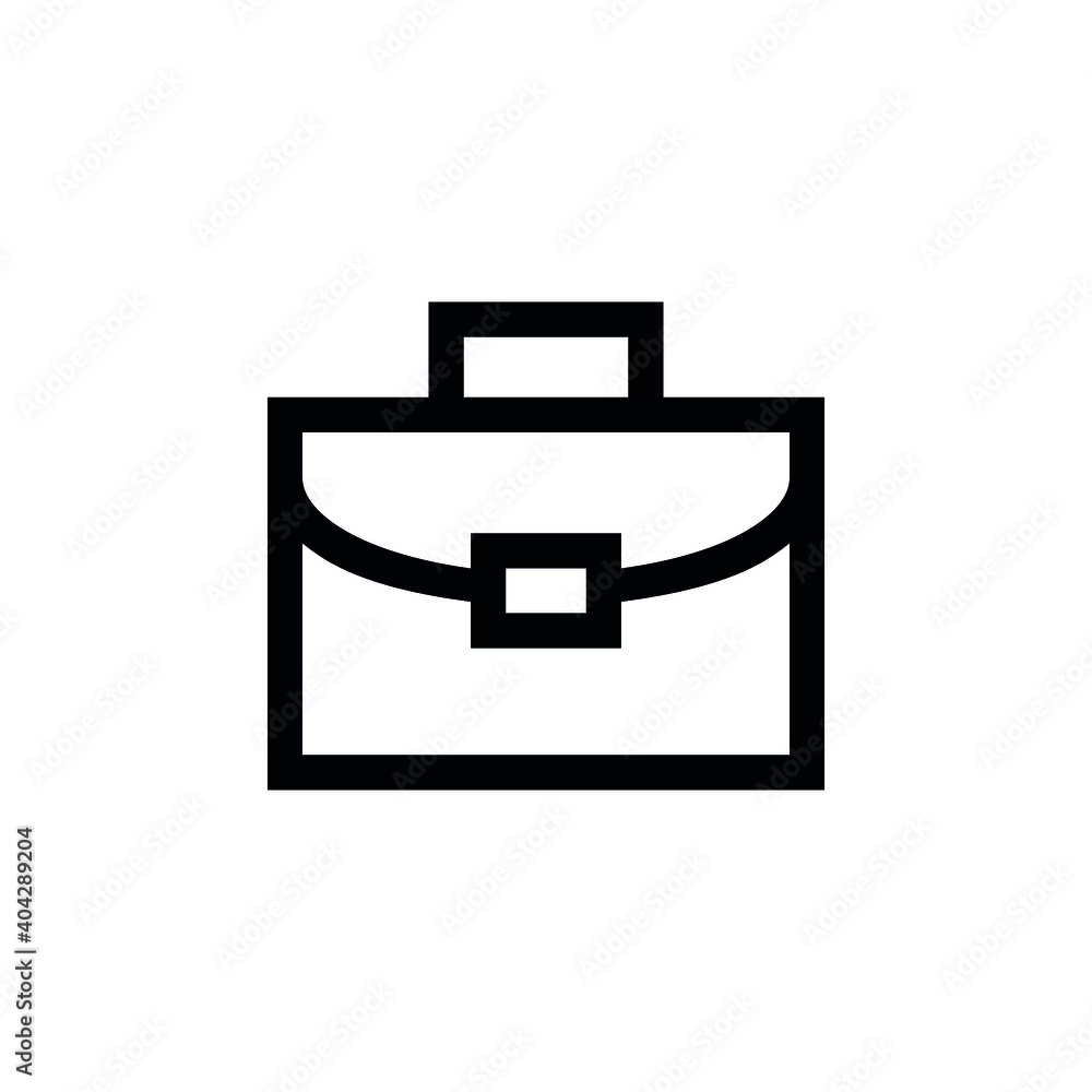 Suitcase icon set. Briefcase vector icon. Business bag icon symbol. Suitcase icon set. Briefcase vector icon. Business bag icon symbol.