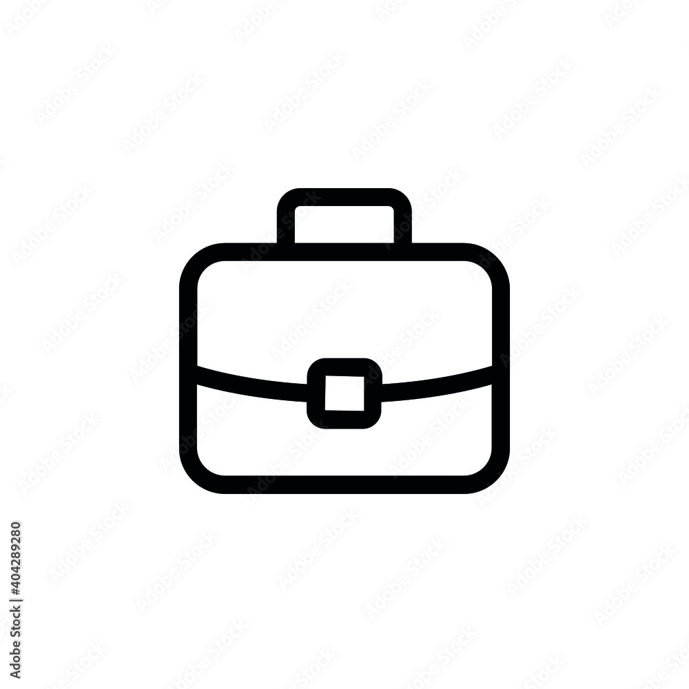 Suitcase icon set. Briefcase vector icon. Business bag icon symbol. Suitcase icon set. Briefcase vector icon. Business bag icon symbol.