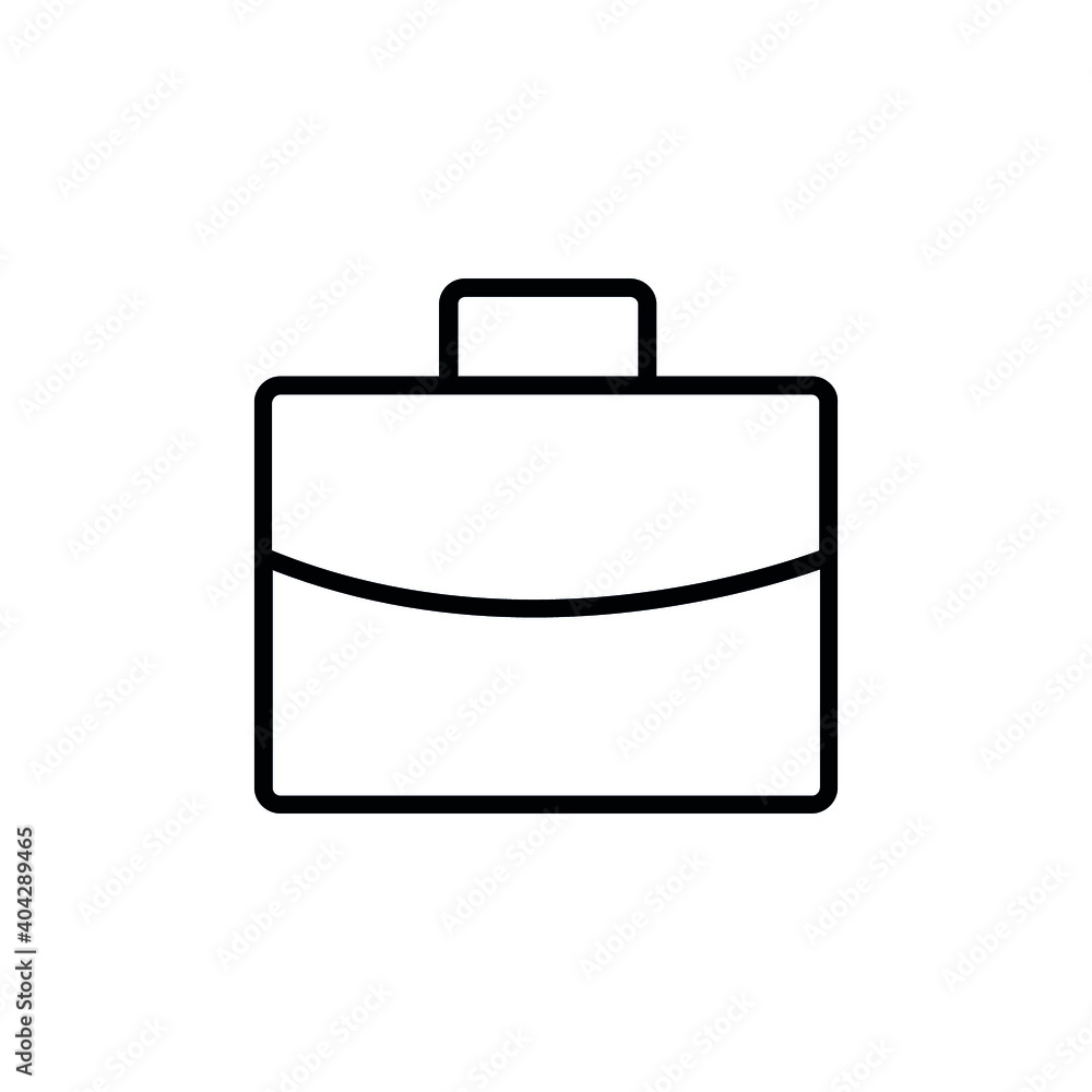 Suitcase icon set. Briefcase vector icon. Business bag icon symbol. Suitcase icon set. Briefcase vector icon. Business bag icon symbol.