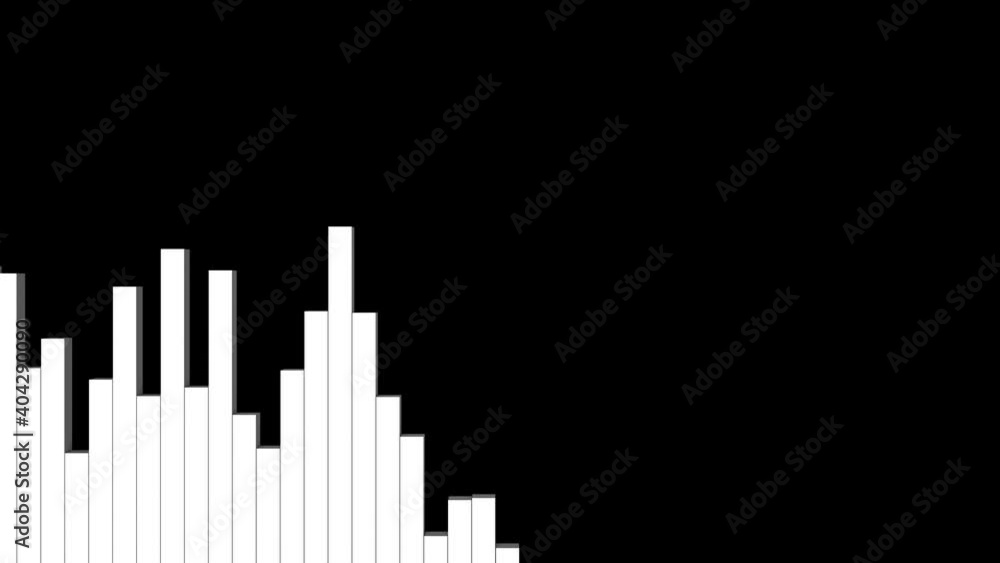 PNG Alpha.Looping Bar Charts.Business and stock market.Graph and diagram.Equalizer.3D graphic.White. PNG Alpha.Looping Bar Charts.Business and stock market.Graph and diagram.Equalizer.3D graphic.White.
