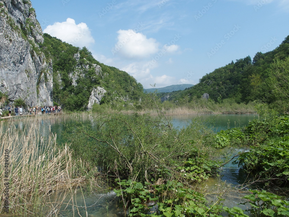 Plitvice Lakes National Park in Croatia offers unspoiled and unique nature full of lakes, rivers and waterfalls