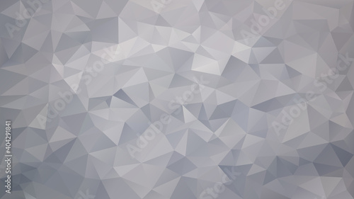 Fototapeta Naklejka Na Ścianę i Meble -  vector abstract irregular polygon background - triangle low poly pattern - color light cloud silver slate grey