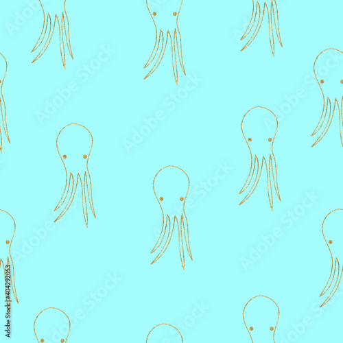 Nautical seamless pattern for textile, fabric, wrapping paper, apparel. Marine print. Summer seamless pattern.
