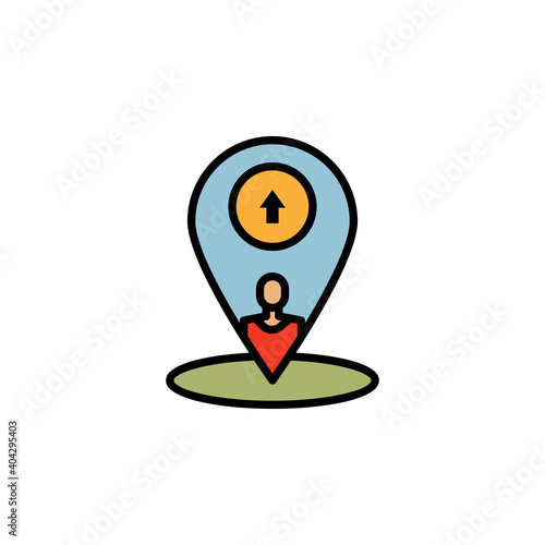 family settlement migration outline icon. element of migration illustration icon. signs, symbols can be used for web, logo, mobile app, UI, UX