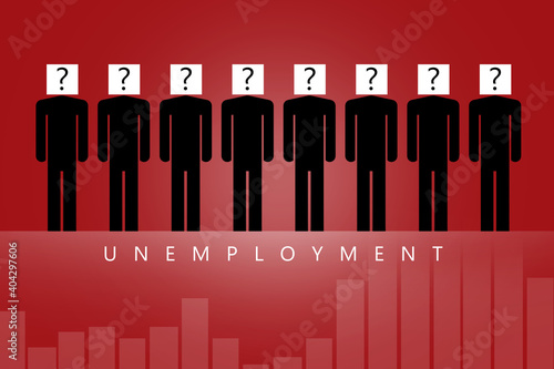 Unemployment people on a re...