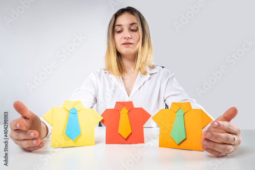 Concept of team building. S...