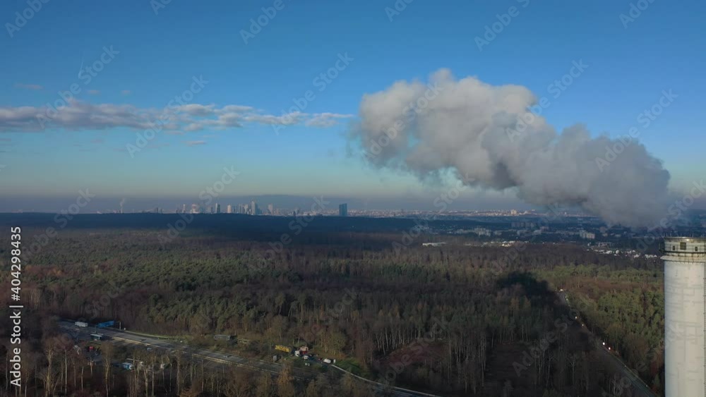 Schornstein bei Frankfurt am Main aus der Luft | Industriefotografie Schornstein bei Frankfurt am Main aus der Luft | Industriefotografie