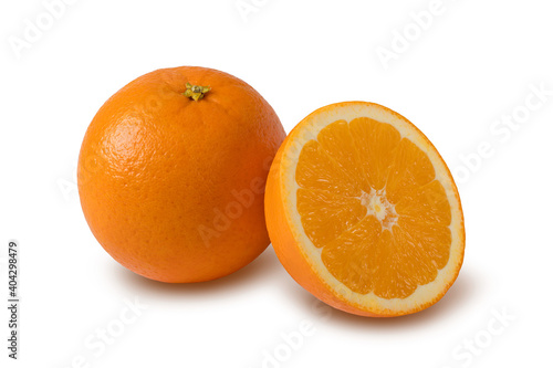 Orange fruits isolated on a white background with clipping path.