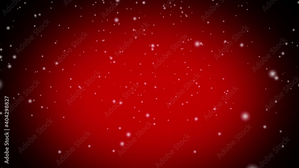 Winter Snow Animation Loop Christmas Background Red Winter Snow Animation Loop Christmas Background Red