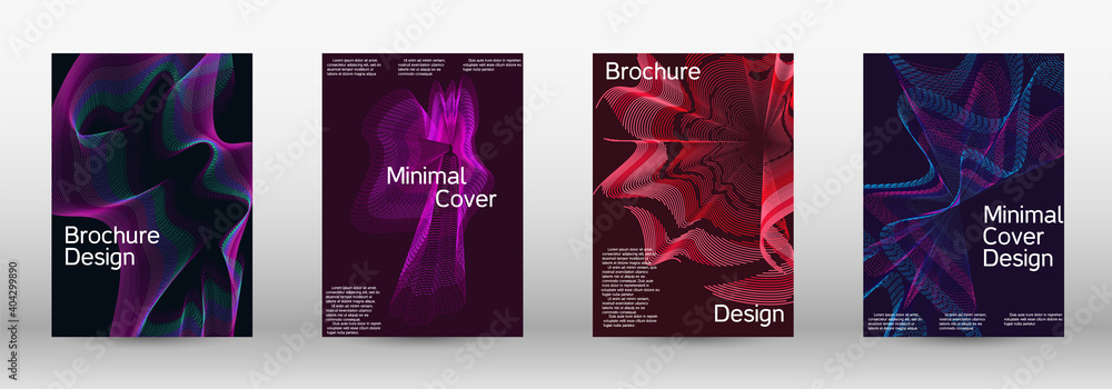 A set of modern abstract covers. A set of modern abstract covers.