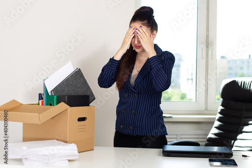 Girl is upset by dismissal....