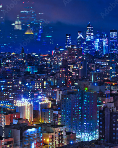 Wallpaper Mural New York City Nights  Torontodigital.ca