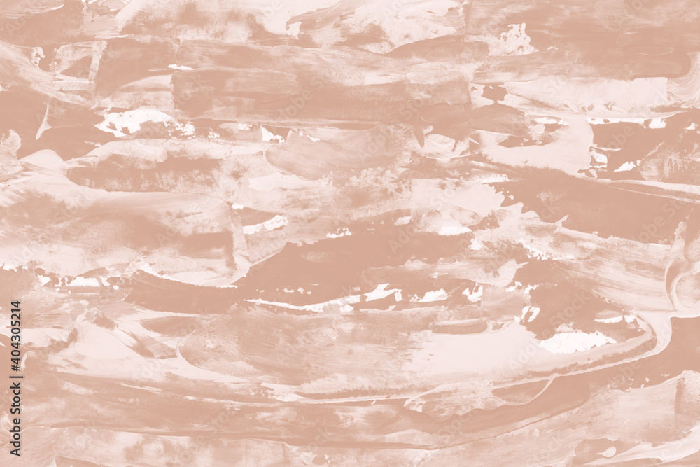 Fototapeta premium Modern contemporary acrylic background. Creamy texture made with a palette knife. Abstract painting on paper. Mess on the canvas.