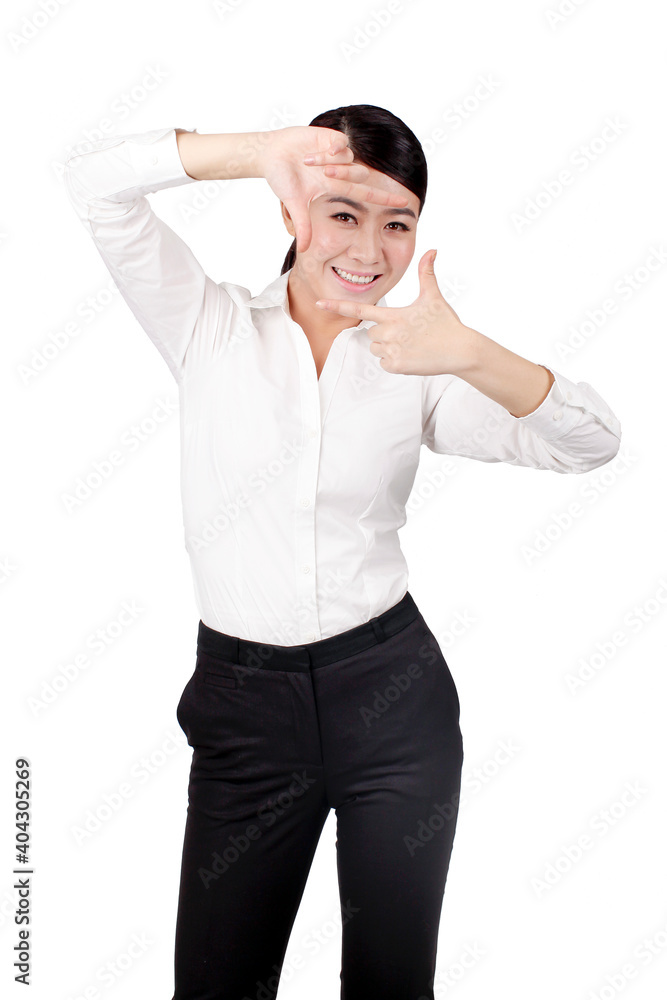 Portrait of a happy young business woman Portrait of a happy young business woman
