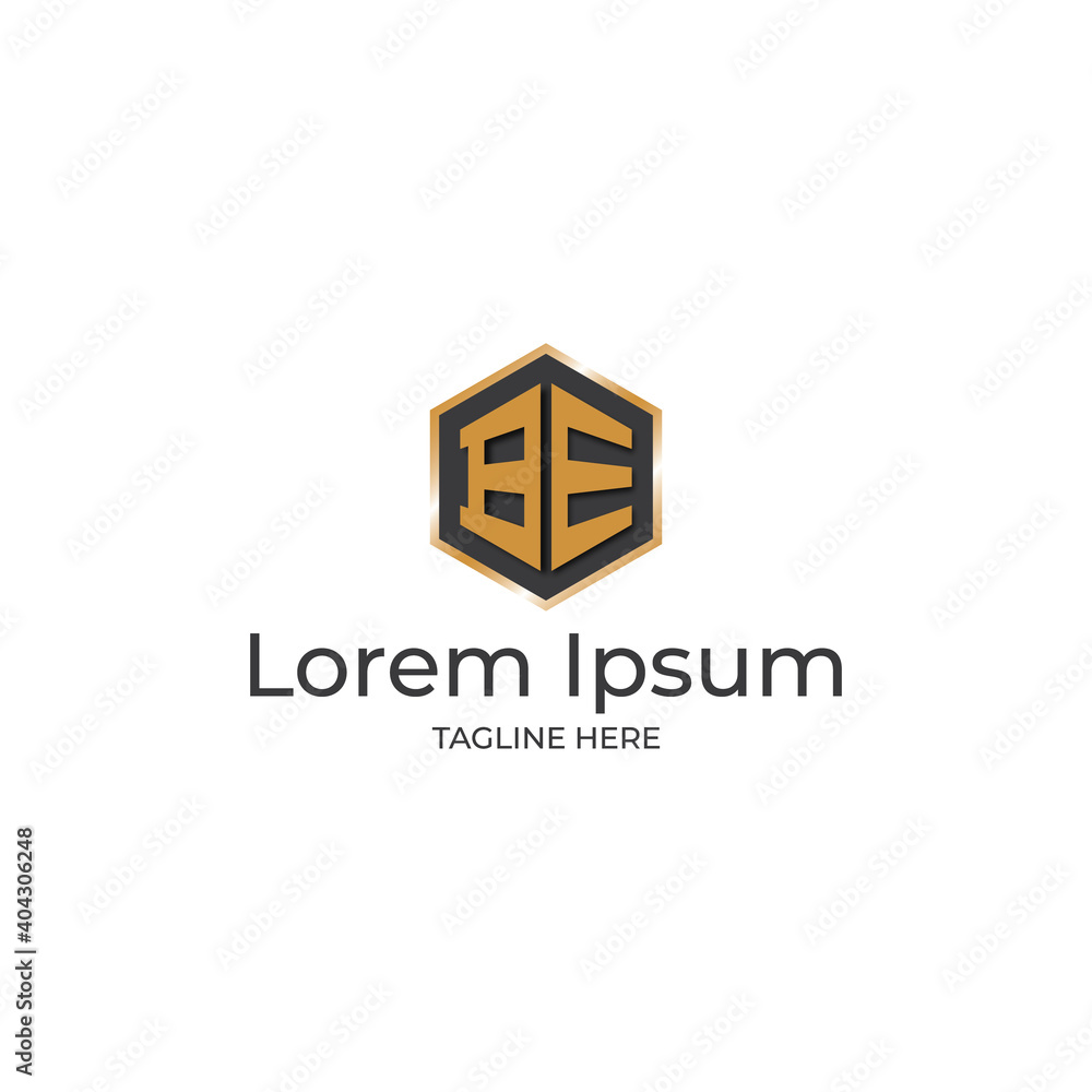 Letter BE logo, BE letter icon vector template Letter BE logo, BE letter icon vector template