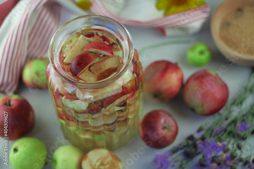 Homemade apple cider vinegar