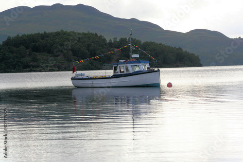 A view of the Seafront at Fort William in Scotland photo