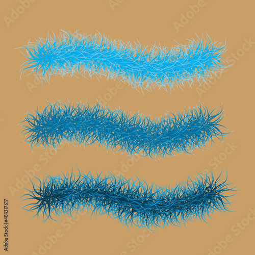 Vector Fur Boa Scatter Brushes and samples