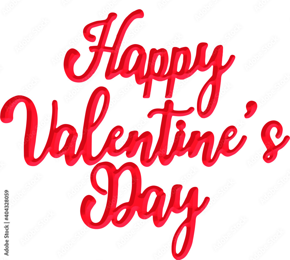 Happy valentines day phrase, hand drawing Happy valentines day phrase, hand drawing
