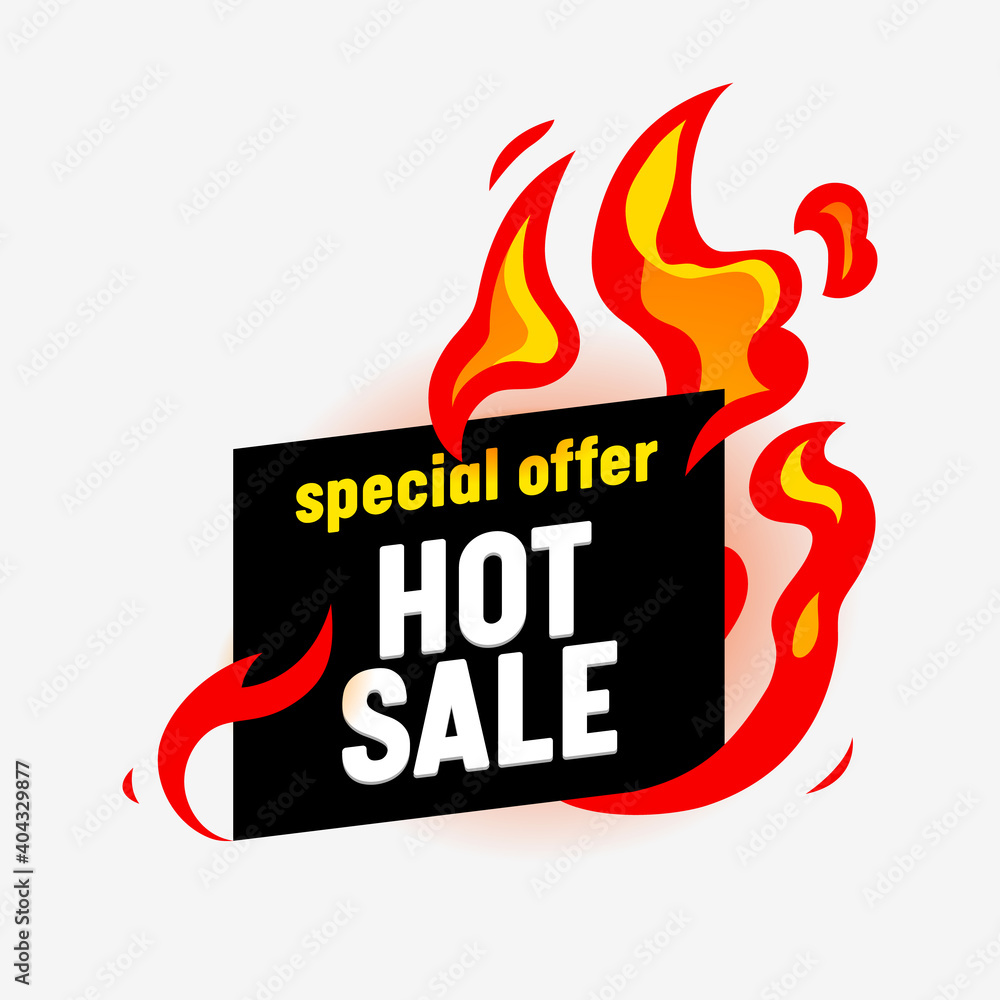 Hot Sale Banner for Digital Social Media Marketing Advertising. Special Offer, Weekend Sale and Shopping Discount Design Hot Sale Banner for Digital Social Media Marketing Advertising. Special Offer, Weekend Sale and Shopping Discount Design