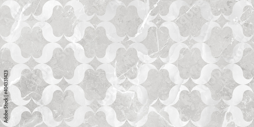 Seamless patterned background on gray stone marble