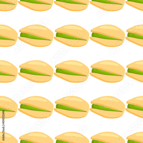 Illustration on theme big pattern identical types pistachio