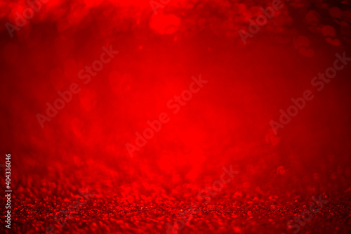 Defocured abstract red bokeh background. Nice background for Christmas or romantic Valentines day project.