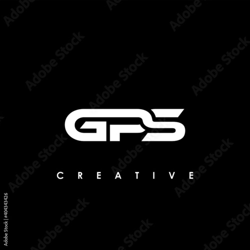 GPS Letter Initial Logo Design Template Vector Illustration