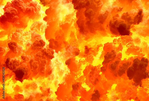 Texture of a fiery explosion